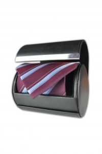 TIE BOX016 圓筒皮質領帶盒 設計訂製 時尚禮品領帶盒 領帶盒生產廠商